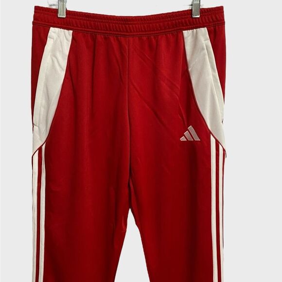 NWT Adidas Men's Tiro 24 Training Pants Size XL Joggers Red White Pockets Soccer - Picture 6 of 16
